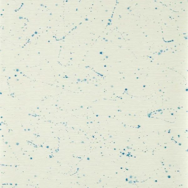 blue spotted wallpaper from harlequin