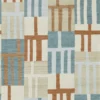 blue geometric wallpaper from harlequin
