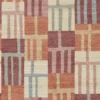 red geometric wallpaper from harlequin