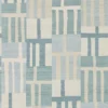 blue geometric wallpaper from harlequin