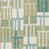 green geometric wallpaper from harlequin