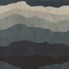 black-grey contemporary wallpaper from harlequin