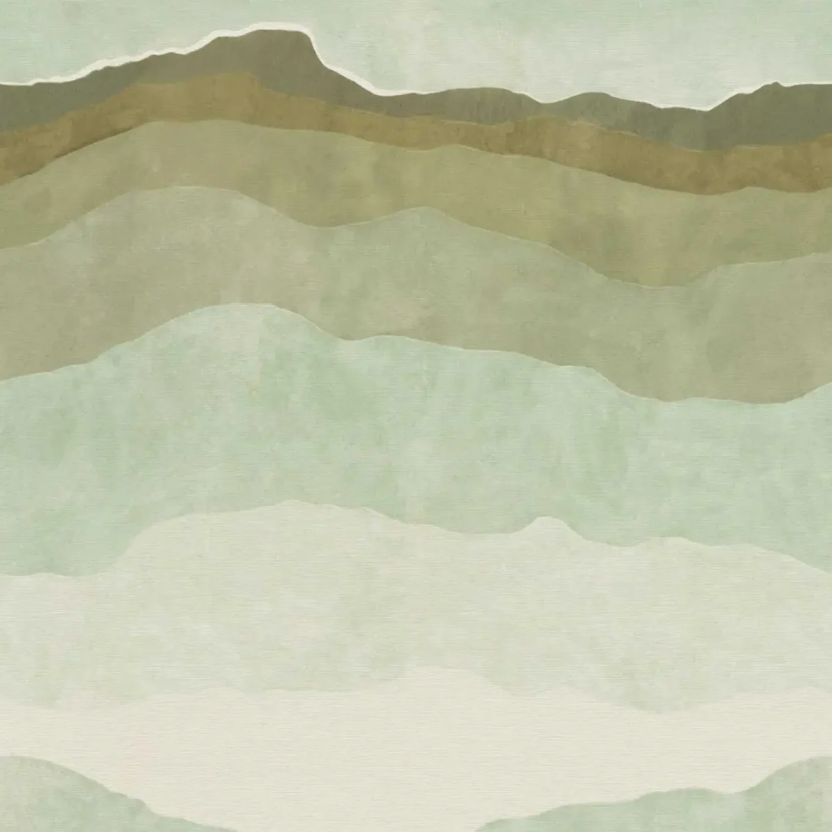 Sedimentary Wallpaper - Evergreen by green contemporary wallpaper from harlequin