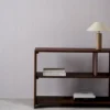 white misc wallpaper and wall with bookshelf and vases
