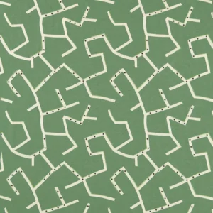 green misc embroideried fabric from Harlequin
