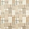 brown geometric silk-satin fabric from Harlequin