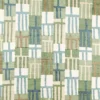 green geometric silk-satin fabric from Harlequin