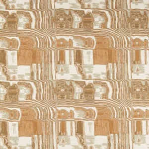 red contemporary jacquard fabric from Harlequin
