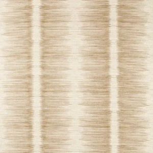 brown striped embroideried fabric from Harlequin