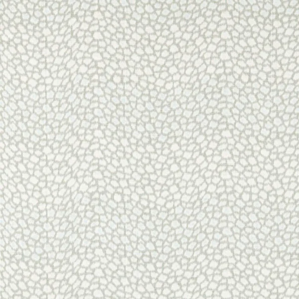 Loam Fabric - Meadow by blue spotted printed fabric from Harlequin