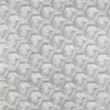 blue geometric embroideried fabric from Harlequin