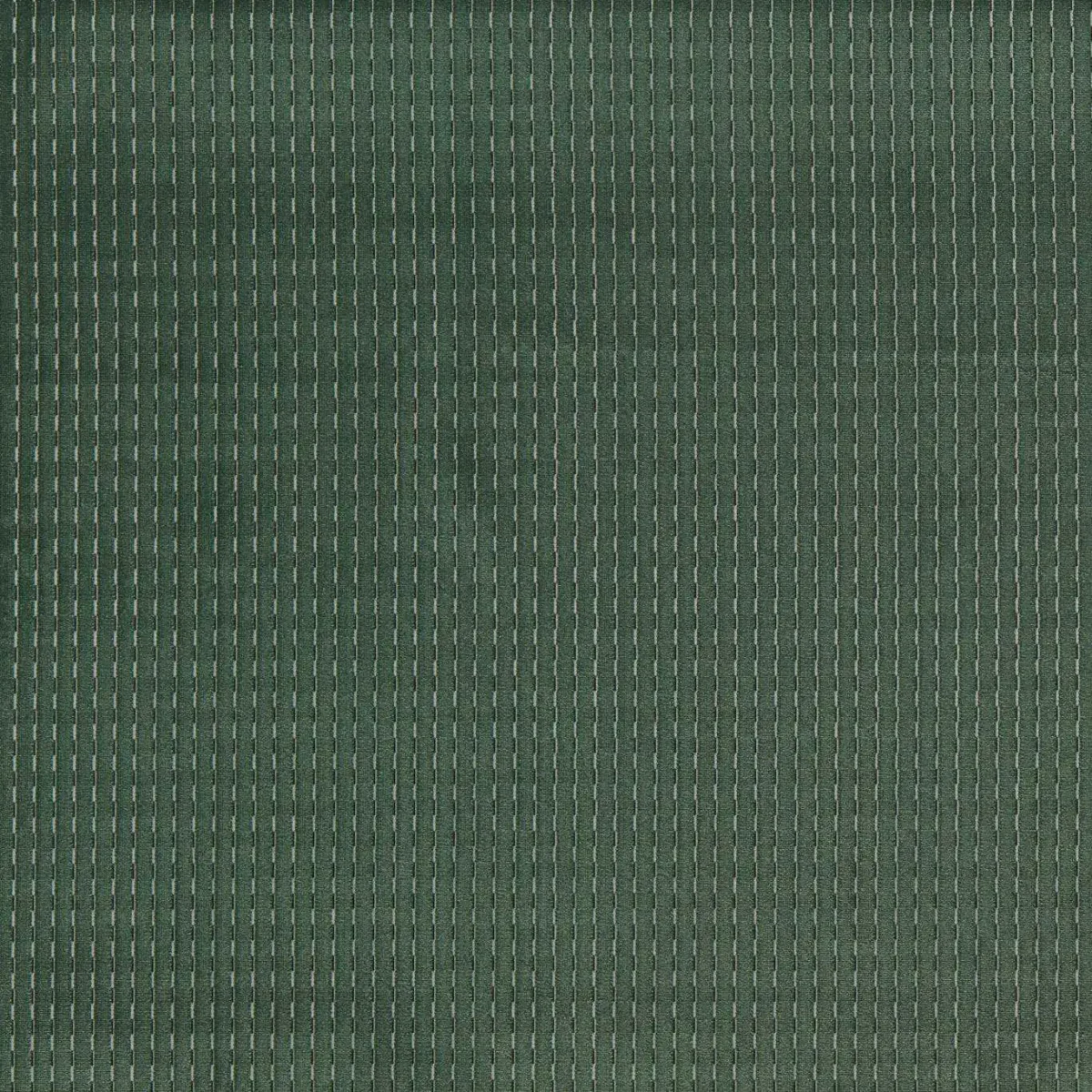 Karst Fabric - Emerald by green striped velvet-chenille fabric from Harlequin