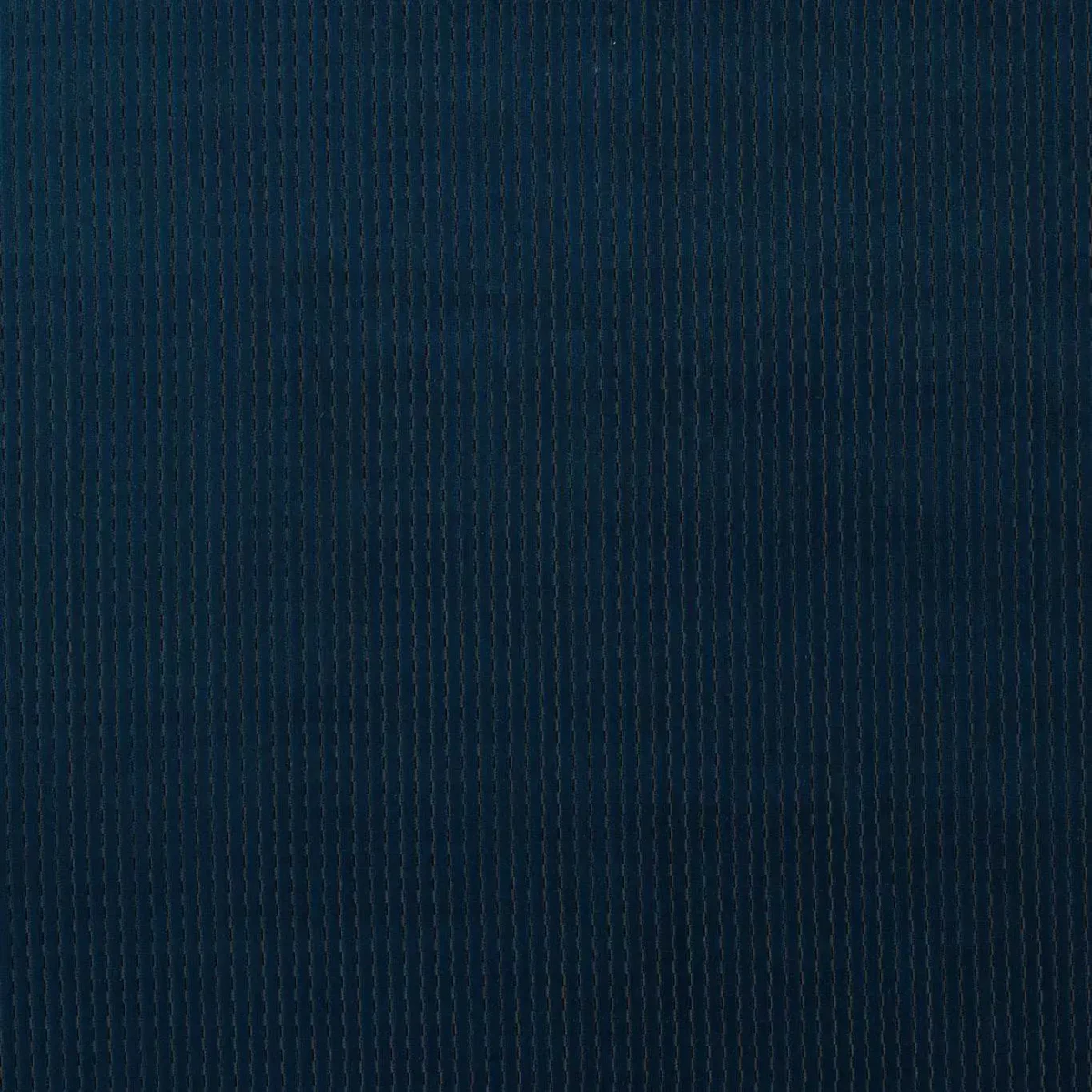 Karst Fabric - Midnight by blue striped velvet-chenille fabric from Harlequin