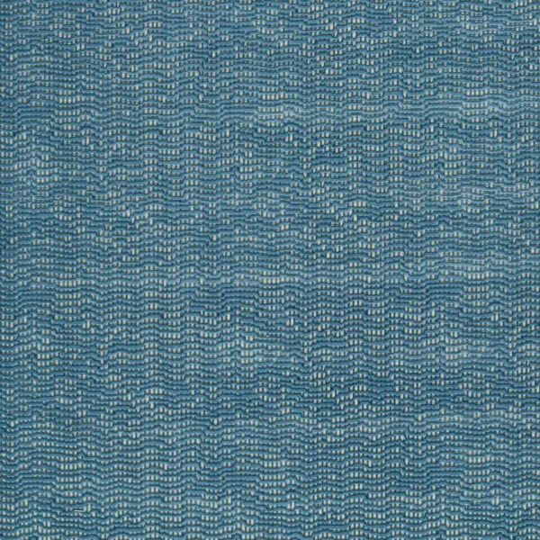 Chert Fabric - Sapphire by blue plain velvet-chenille fabric from Harlequin
