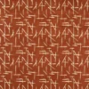 red geometric velvet-chenille fabric from Harlequin
