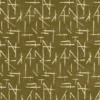 green geometric velvet-chenille fabric from Harlequin