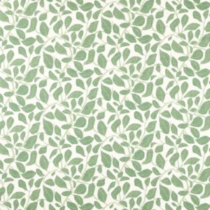 green botanical printed fabric from Scion