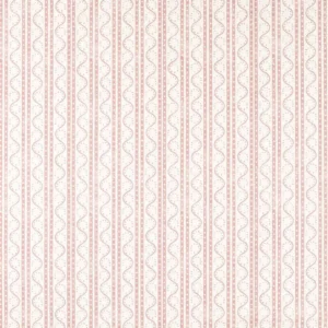 pink striped printed fabric from Scion