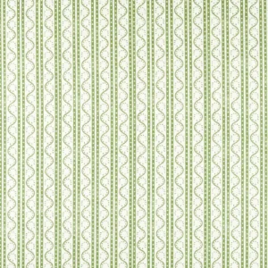 green striped printed fabric from Scion