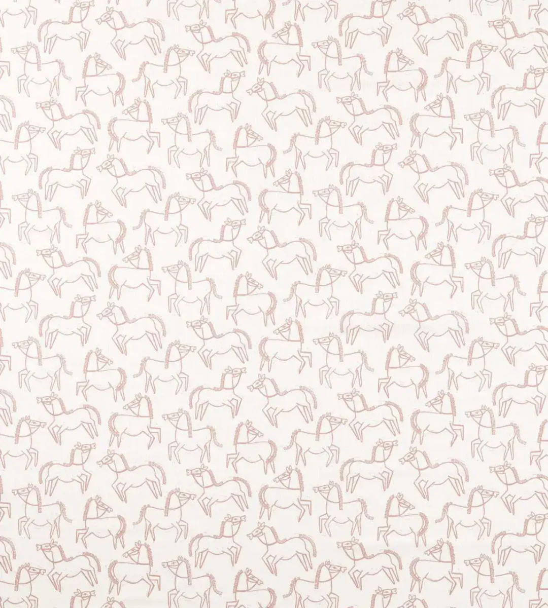 pink animal printed fabric from Scion