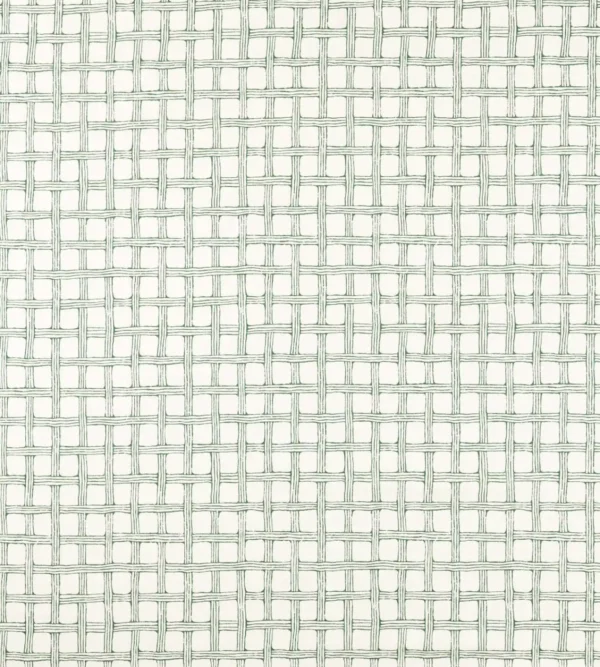 green checked printed fabric from Scion