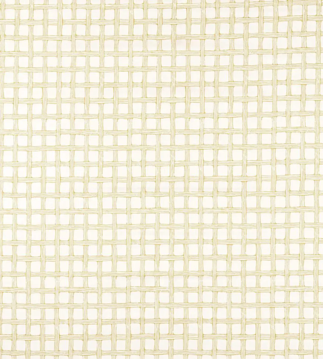 Fretwork Print Fabric - Honey by yellow checked printed fabric from Scion
