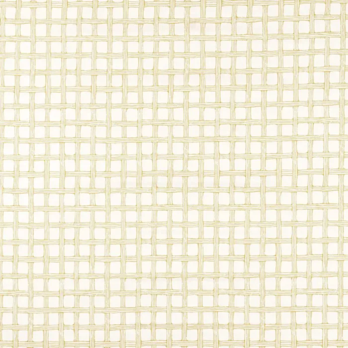 Fretwork Print Fabric - Honey swatch