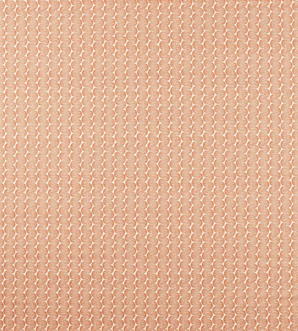 Raft Stripe Print Fabric - Rust by red striped printed fabric from Scion