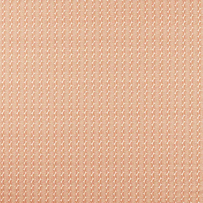 Raft Stripe Print Fabric - Rust swatch