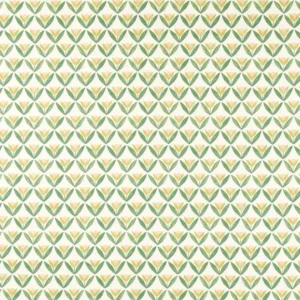 green botanical printed fabric from Scion