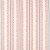 pink striped embroideried fabric from Scion