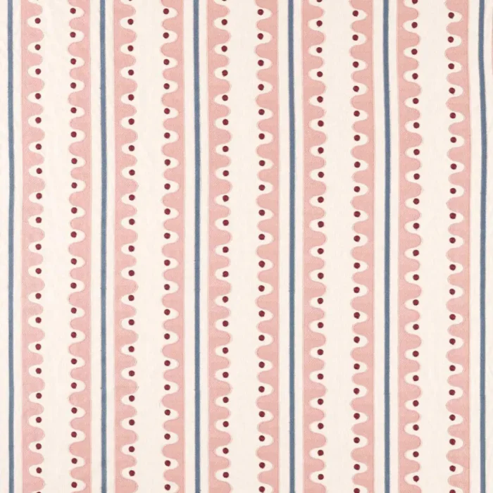 Oakham Embroidery Fabric - Dusk Pink swatch