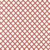 red geometric embroideried fabric from Scion