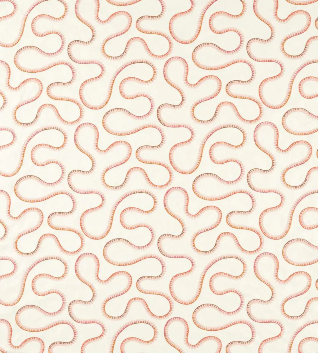 Bimble Embroidery Fabric - Sunset by orange misc embroideried fabric from Scion