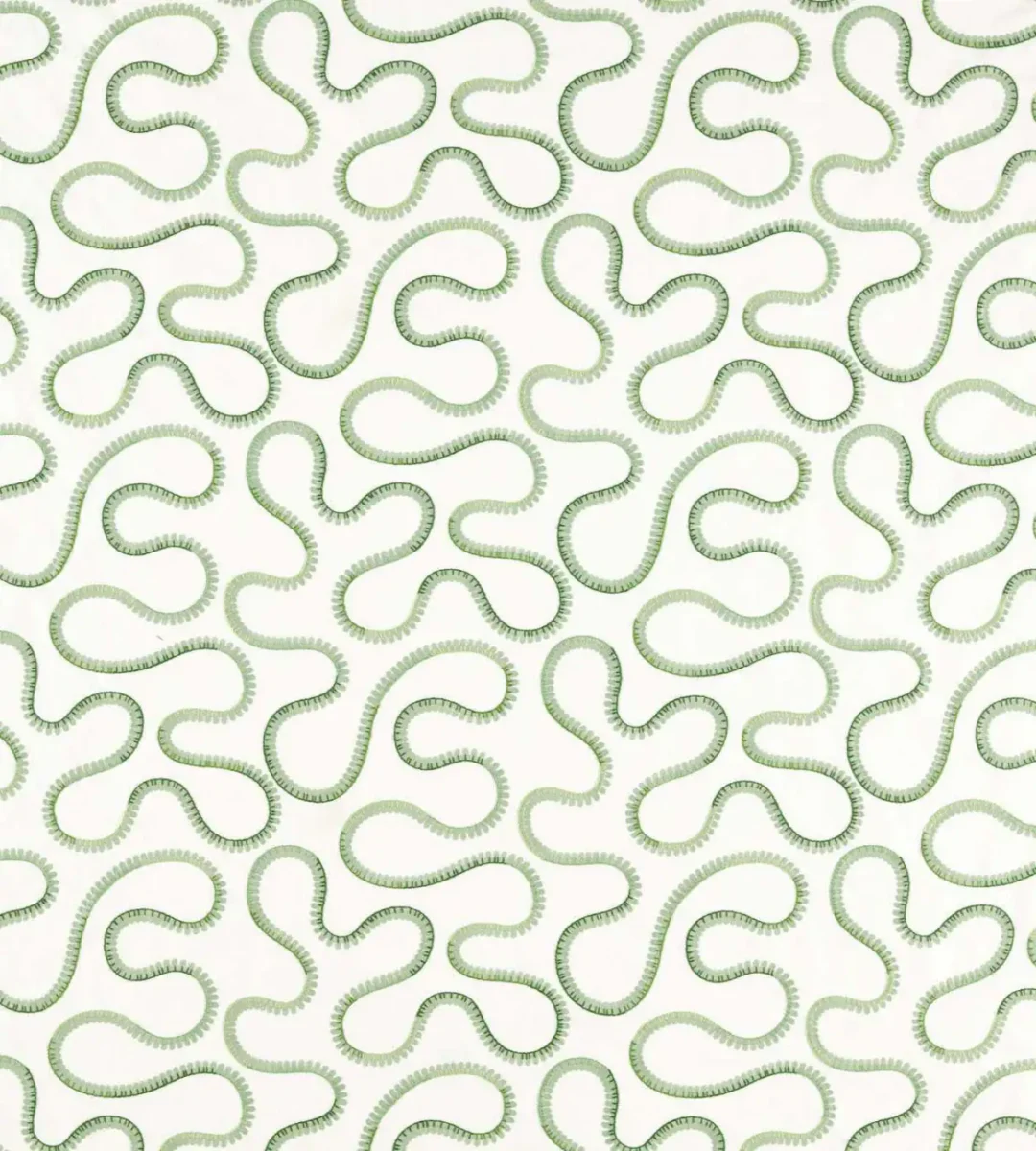 Bimble Embroidery Fabric - Pine by green misc embroideried fabric from Scion