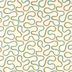 blue misc embroideried fabric from Scion
