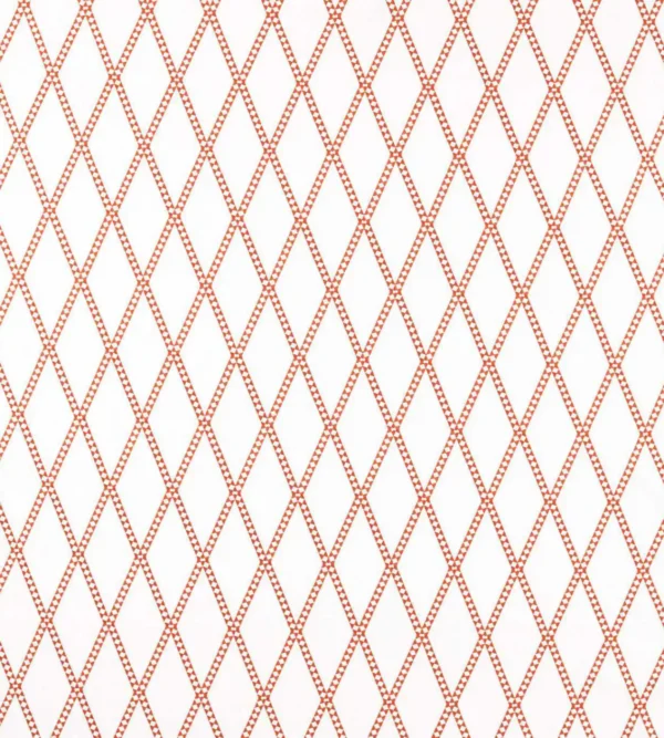Hayloft Embroidery Fabric - Tomato by red geometric embroideried fabric from Scion