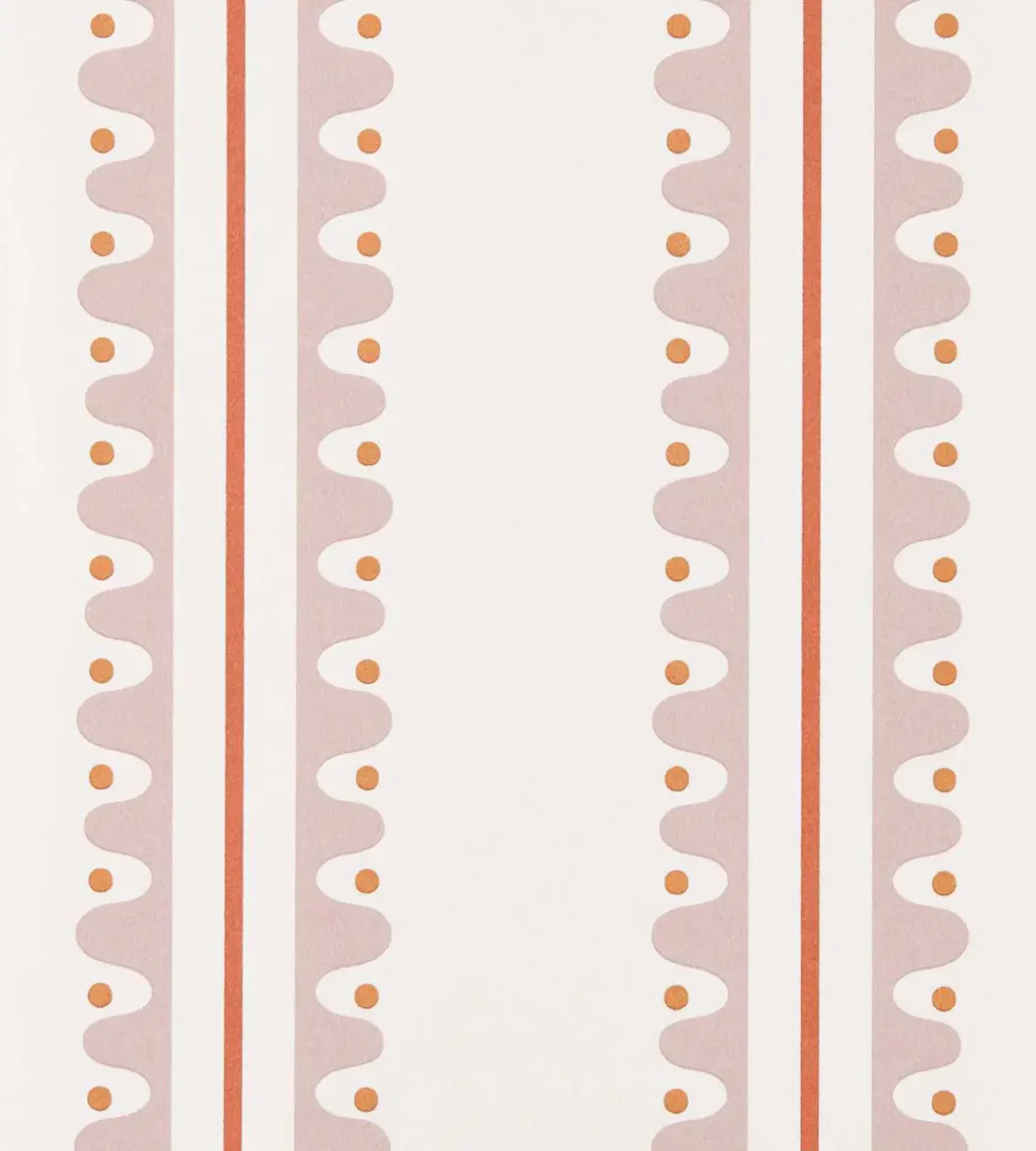 Oakham Wallpaper - Blush by pink striped wallpaper from scion