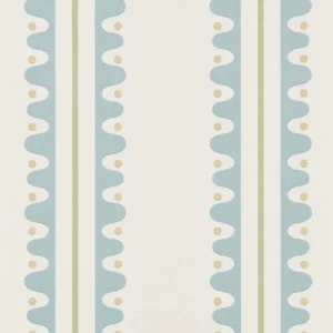 blue striped wallpaper from scion