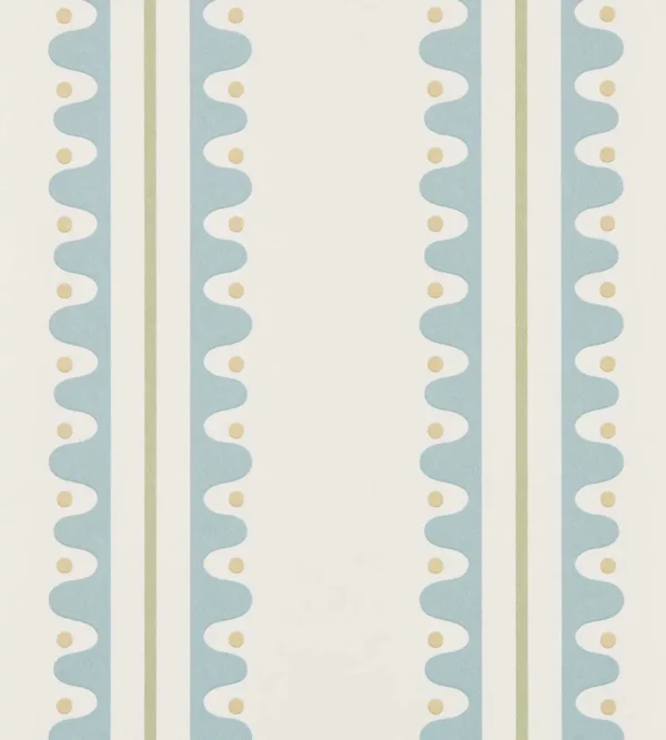 blue striped wallpaper from scion