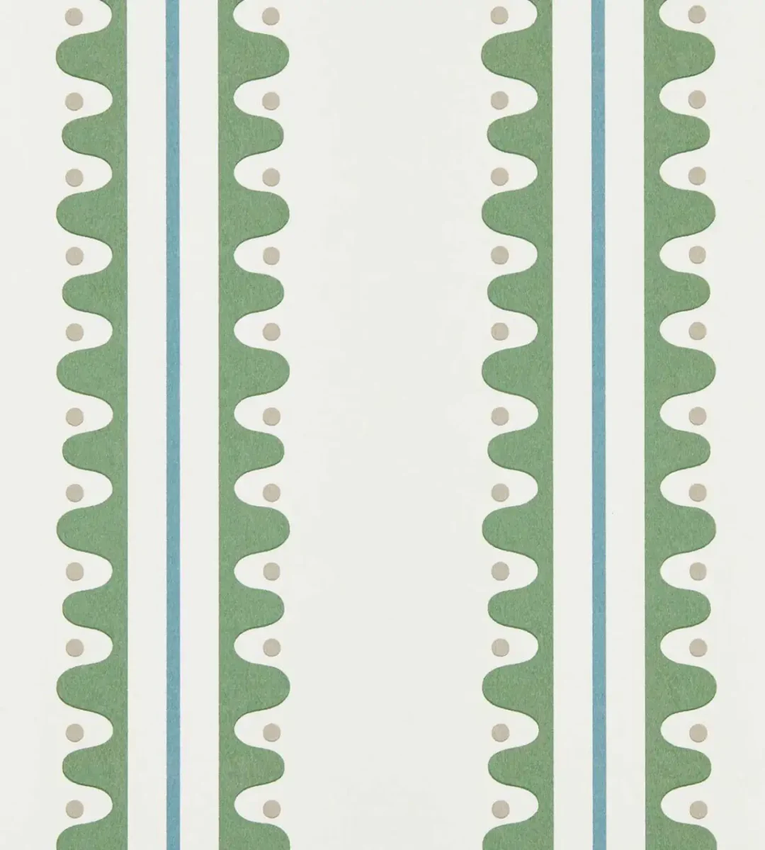 Oakham Wallpaper - Forest by green striped wallpaper from scion