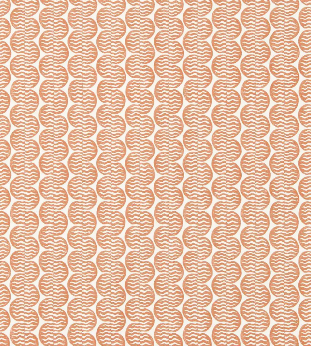 Raft Stripe Wallpaper - Rust by orange striped wallpaper from scion
