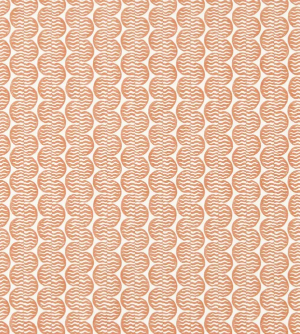 orange striped wallpaper from scion