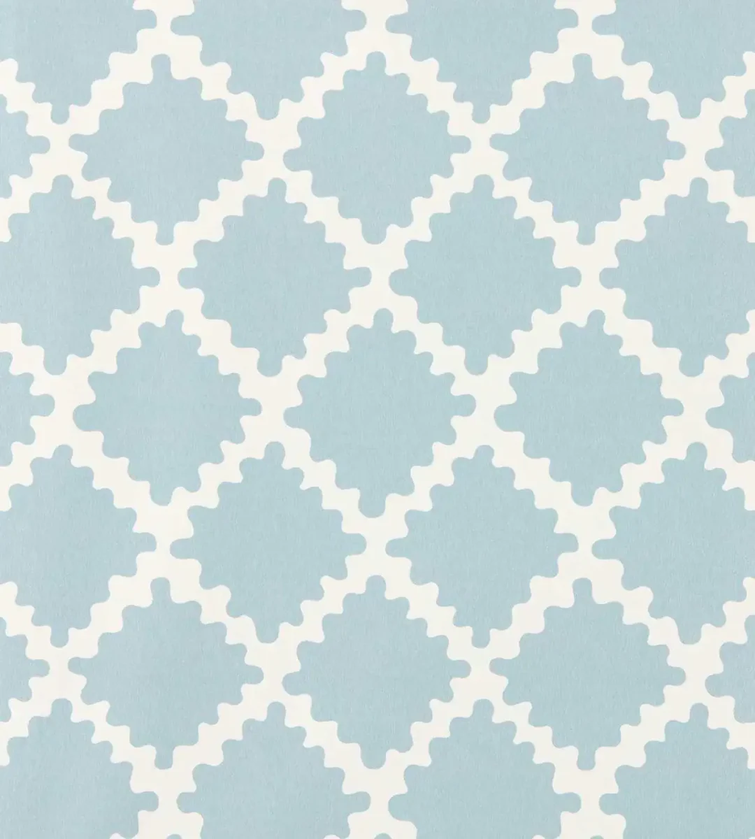 Swithland Wallpaper - Coast Blue by blue geometric wallpaper from scion