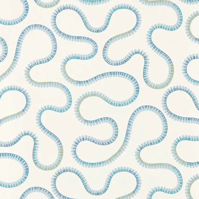 Bimble Wallpaper - Sky Blue swatch