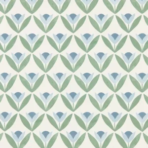 green botanical wallpaper from scion