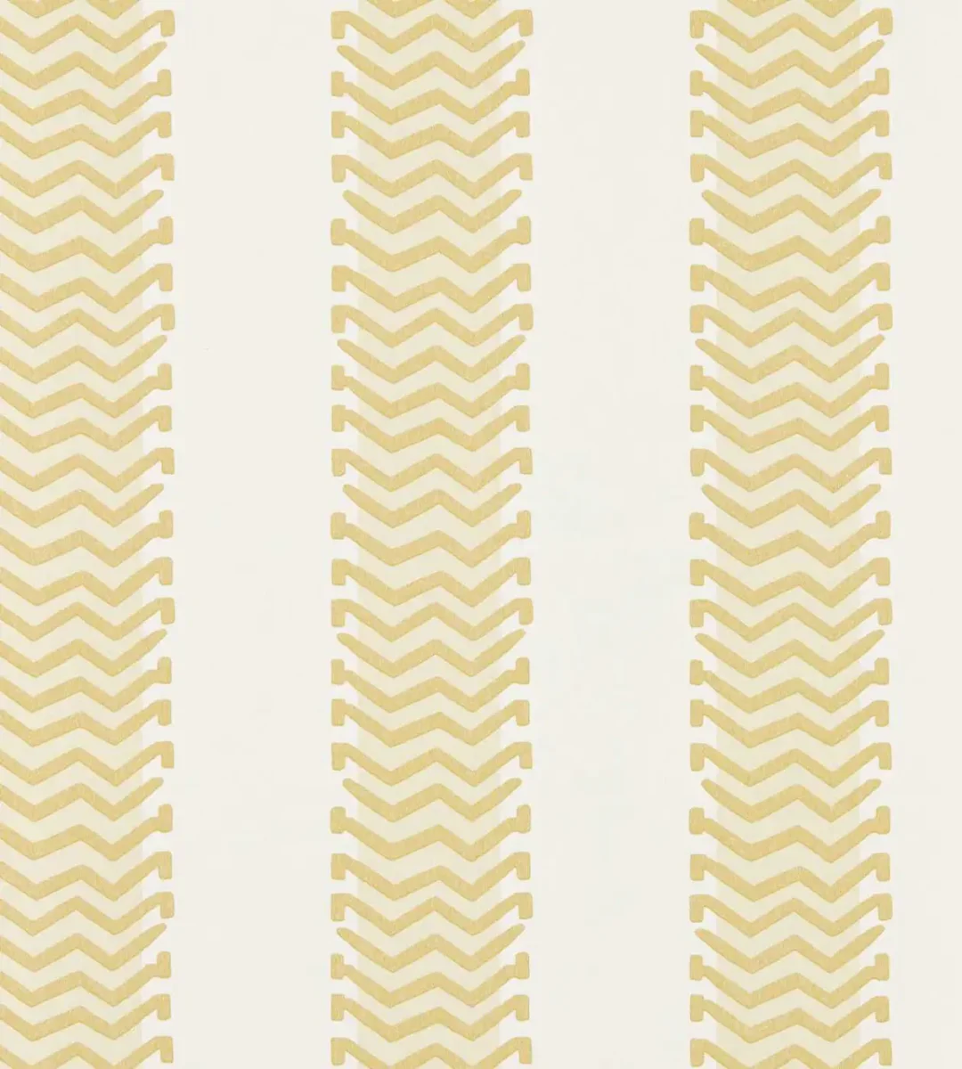 Bradgate Wallpaper - Honey by yellow striped wallpaper from scion