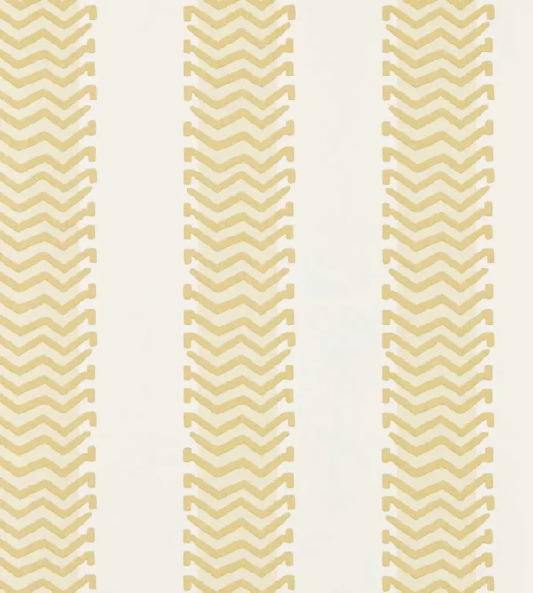Bradgate Wallpaper - Honey by yellow striped wallpaper from scion
