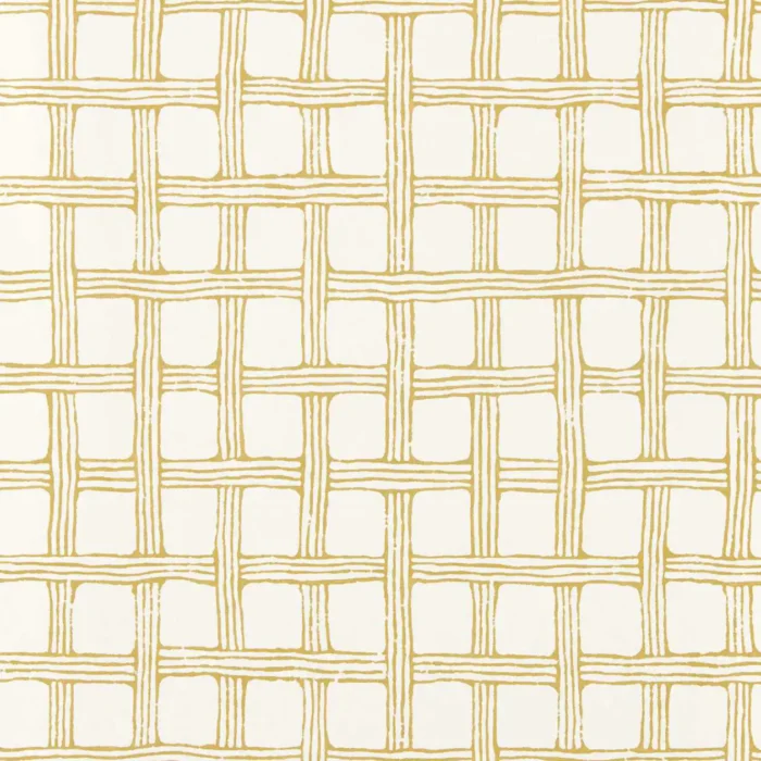 Fretwork Wallpaper - Honey swatch