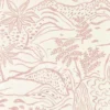 pink botanical wallpaper from scion